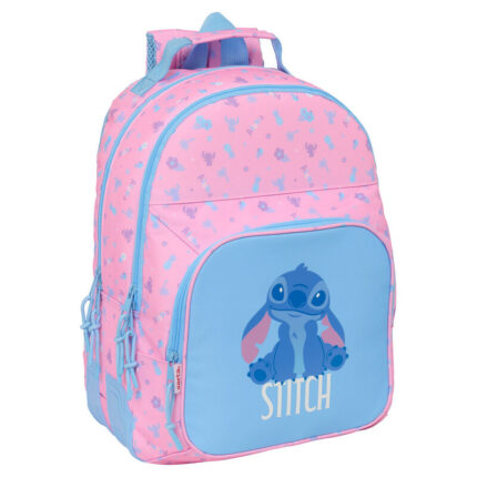 Mochila Doble Adapt.Carro Stitch "Bright" 32X15X42Cm