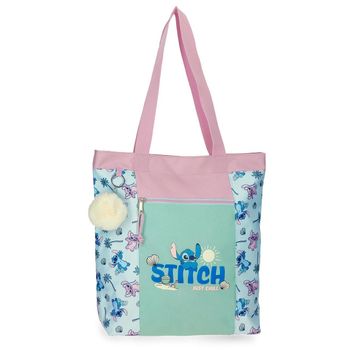 Bolso Tote Disney Stitch Just Chill Verde