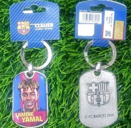 LLAVERO METALICO LAMINE YAMAL F.C BARCELONA