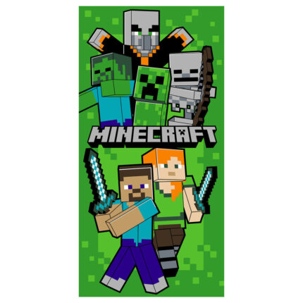 Toalla Microfibra Minecraft 70x140cm
