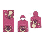 Poncho Toalla Lotso Toy Story Microfibra 55x100cm. - Imagen 2