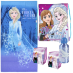 Lote Frozen, Toalla, Manguitos, Botella y Saco Mochila