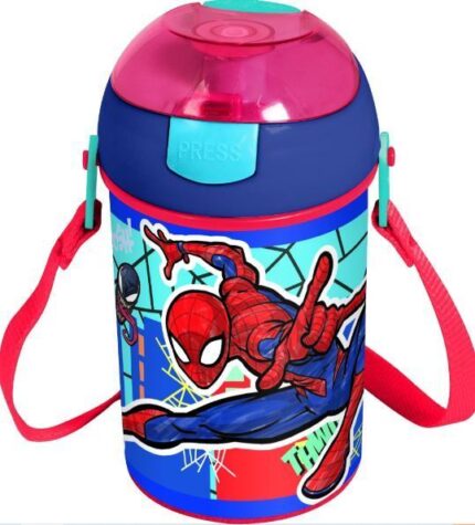 Cantimplora Robot Pop Up 450ml Spiderman Marvel