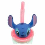 Vaso Figurita 3D 360ml Stitch Flowers - Imagen 2