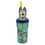 Vaso Figurita 3D 360ml Bluey