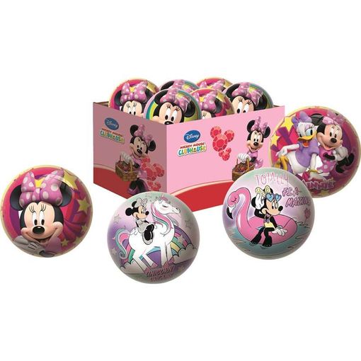 8001011054886_1 Expositor 12 Pelotas Minnie Disney 14cm - Imagen 1
