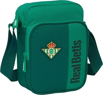Bandolera con Bolsillo Exterior Real Betis Balompie 16x6x22 cm