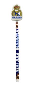 Real Madrid Lápiz con Goma Decorada