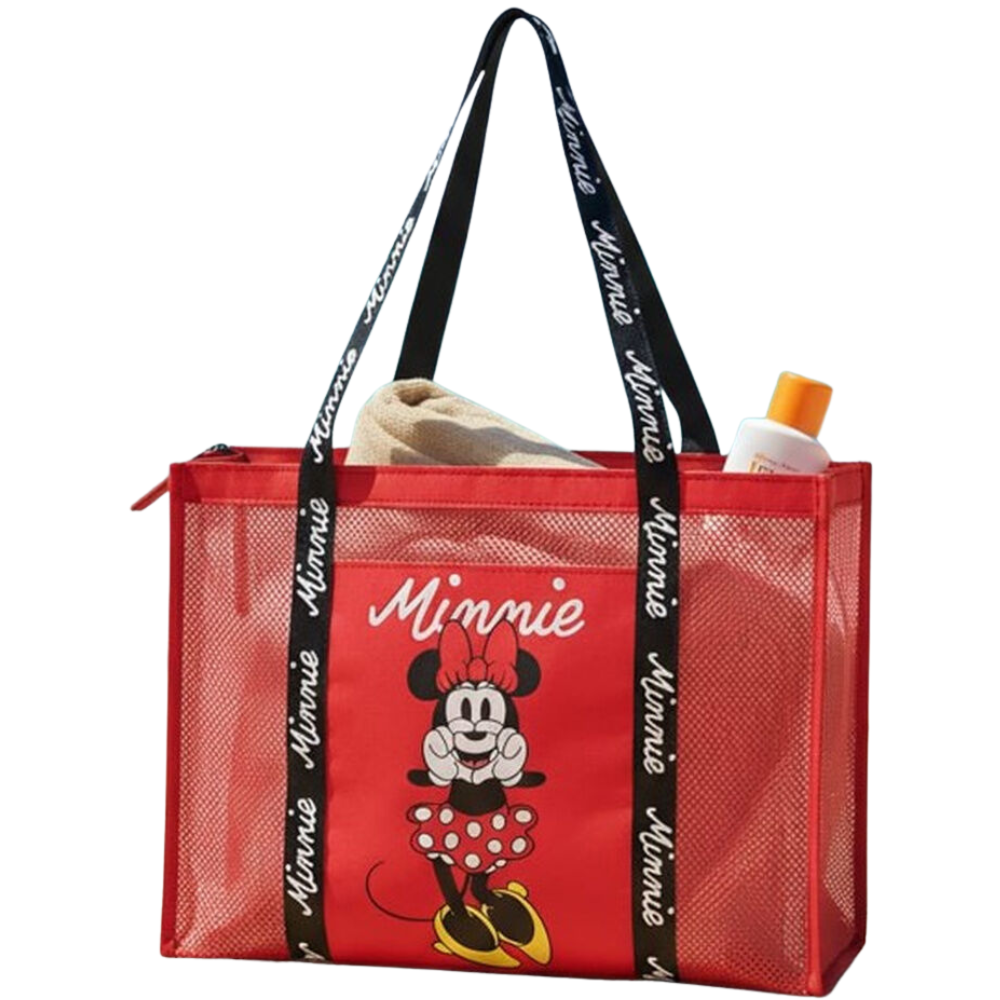 8435746912980.png Bolsa Playa Rejilla Minnie Disney 69x39x20cm - Imagen 1
