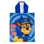 Poncho toalla Patrulla Canina Paw Patrol microfibra 50x115cm. 100% polyester. 250Gsm