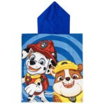 Poncho toalla Patrulla Canina Paw Patrol microfibra 50x115cm. 100% polyester. 250Gsm - Imagen 2