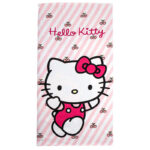 Toalla Hello Kitty microfibra 70x140cm. 100% polyester. 250Gsm. - Imagen 3