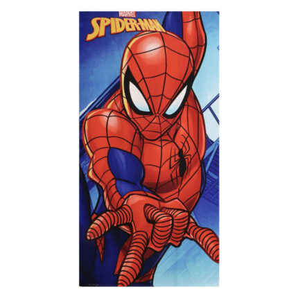 Toalla Spiderman Marvel microfibra 70x140cm. Composición: 100% poliester. 250 gsm.