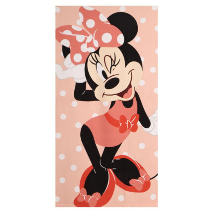 Toalla Minnie Disney microfibra 70x140cm. Composición: 100% poliester. 250 gsm.