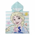 Poncho toalla Frozen Disney microfibra 55x77cm. Composición: 100% poliester. 250 gsm.