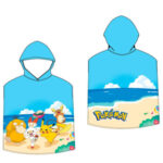 Lote Pokemon, Poncho Toalla, Gorra, Botella y Saco Mochila - Imagen 2