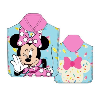 Poncho Toalla Minnie Disney Microfibra 55x115cm.