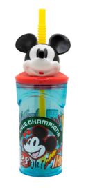 Vaso Figurita 3D 360ml Mickey True Champions