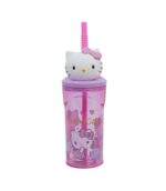 Vaso figurita 3D 360ml Hello Kitty