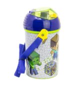 Cantimplora Robot Pop Up 450ml Minecraft Isometric - Imagen 2