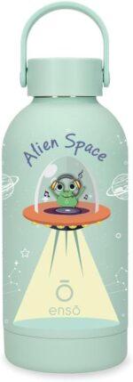 Botella de Acero Inoxidable Verde Enso Magical 350ml 6,5x18,5x6,5 cms