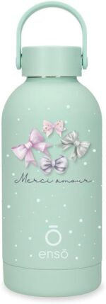 Botella de Acero Inoxidable Verde Enso Magical 6,5x18,5x6,5 cms