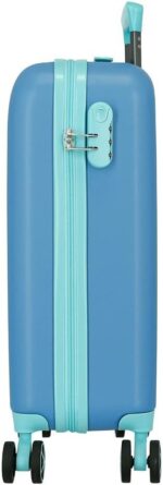 Maleta de Cabina Azul Disney Travelling with Stitch 36x55x20 cms Rígido 2,4 kgs Cierre de combinación Lateral ABS 2,4 kgs 32L Equipaje de Mano - Imagen 5