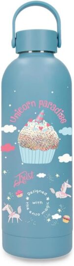 Botella de Acero Inoxidable Azul Enso Unicorn Paradise 500ml 7,4x23,5x7,4 cms