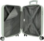 Maleta de Cabina Verde 38x55x20 cms  Stitch Disney Keep Going Rígido 2 kgs Cierre de combinación Lateral ABS 2 kgs 35L Equipaje de Mano - Imagen 3