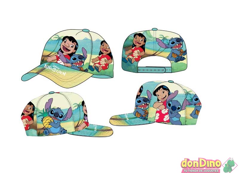 8435746907634.jpg Gorra Niña Lilo & Stitch Disney T.54/56 Full Print - Imagen 1