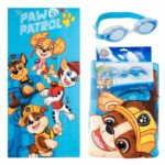 Toalla Set Gafas Natación Patrulla Canina 24.0 X 34.0 X 6.0 Cm