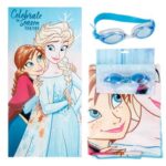 Toalla Set Gafas Natación Frozen Disney 24.0 X 34.0 X 6.0 Cm