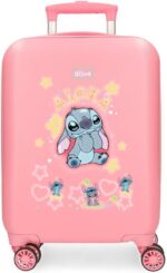 Maleta de Cabina Rosa Disney Stitch You&Me 33x50x20 cms Rígido 2,35 kgs Cierre de combinación Lateral ABS 2,35 kgs 33L Equipaje de Mano