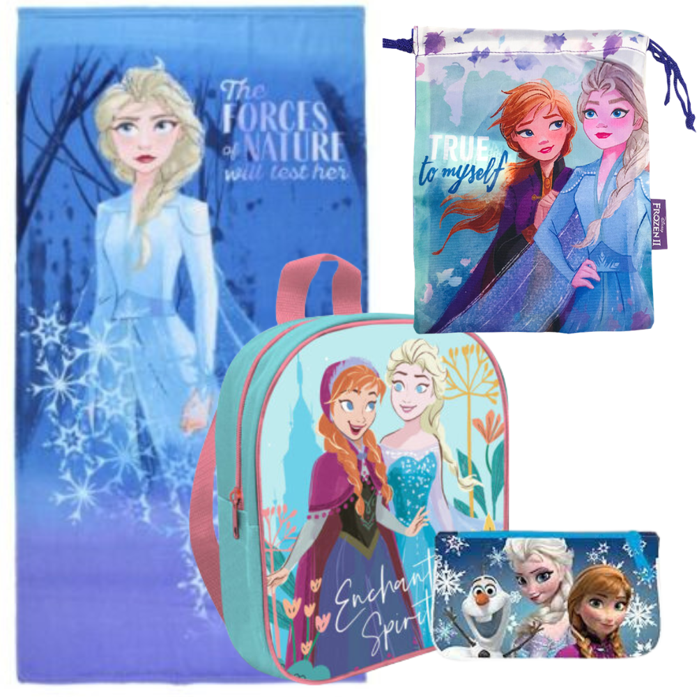 LOTEFZNEW Lote Frozen Mochila, Saquito, Toalla y Portatodo - Imagen 1