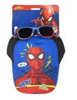 Gorra Set Gafas De Sol Spiderman Marvel 53 Cm