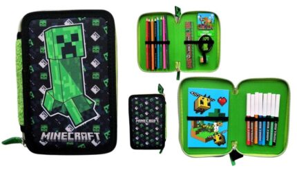 Plumier Doble Minecraft