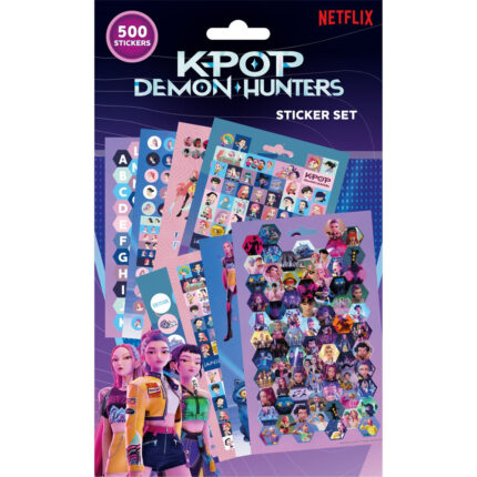 Pegatinas KPop Demon Hunters 500pzs