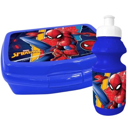 Set Botella y Sandwichera Spiderman Marvel