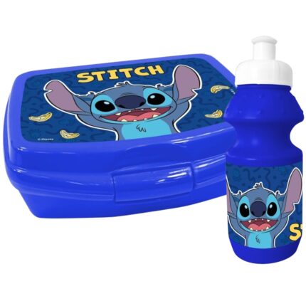 Lote Botella y Sandwichera Stitch Disney