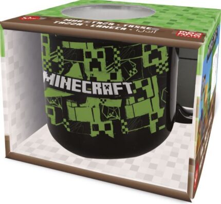 Taza Ceramica Desayuno 400ml en Caja de Regalo Minecraft Iconicmono Young Adult