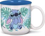 Taza Ceramica Desayuno 400ml en Caja de Regalo Stitch Disney Aloha Young Adult - Imagen 2