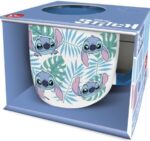 Taza Ceramica Elite 380ml en Caja de Regalo Stitch Disney Aloha Young Adult