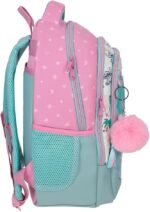 Mochila Stitch Adaptable Doble Compartimento Turquesa Verde 28x42x14 cm - Imagen 2