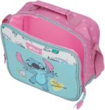 Neceser Adaptable Stitch Little Destruction Bandolera Turquesa Verde 23x23x11 cm - Imagen 2