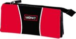 Lote Monky Mochila, Neceser y Estuche Triple Escolar - Imagen 3