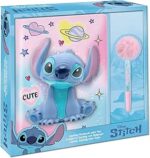 Libreta squishy con bolígrafo Pompón Stitch