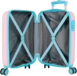 Maleta de Cabina Rosa Disney Joumma Heart Stitch 33x50x20 cms Rígido 2 kgs Cierre de combinación Lateral ABS 2 kgs 33L Equipaje de Mano - Imagen 3