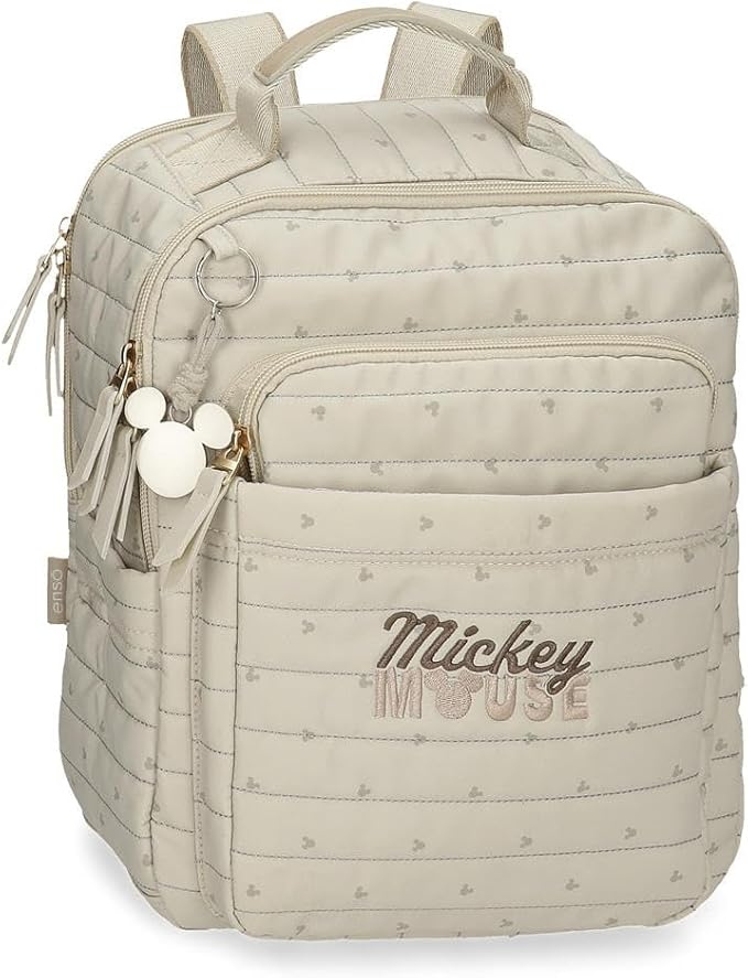 8447444012725.jpg Mochila de Paseo Beige Joumma Disney Duna Mickey 27x32x13 cm Poliéster 11,2L - Imagen 1