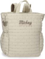 Mochila de Paseo Beige Joumma Disney Duna Mickey 32x35x13 cm Poliéster 14,6L
