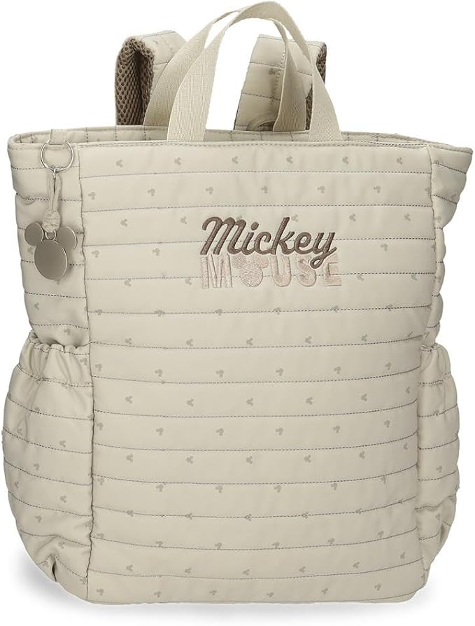 8447444012732.jpg Mochila de Paseo Beige Joumma Disney Duna Mickey 32x35x13 cm Poliéster 14,6L - Imagen 1